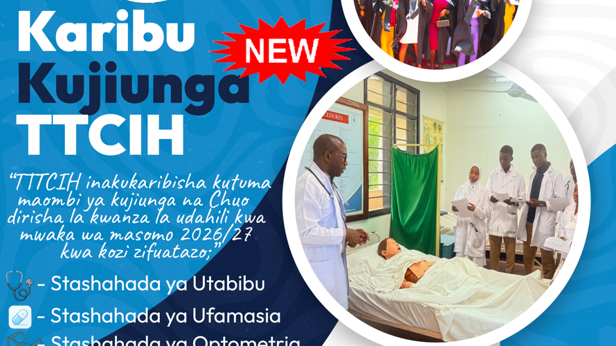 TTCIH Udahili 2026-2027